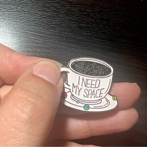 I need my space mug pin